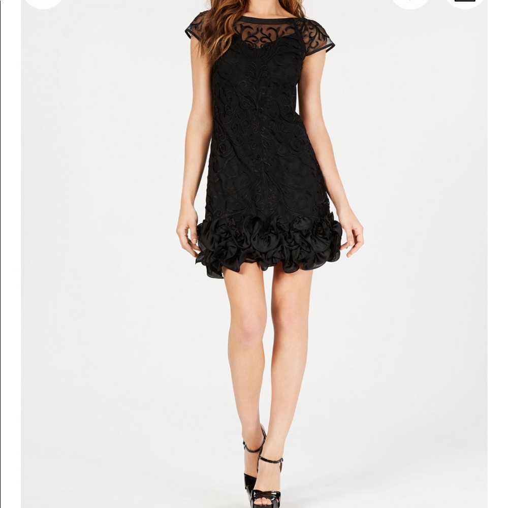 Jessica Simpson black above the knee dress.